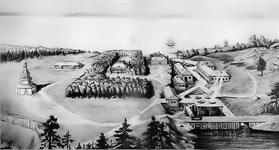 Петровский завод в начале 19-го века
