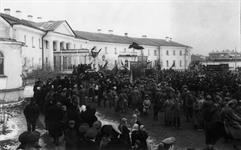 Митинг на  Петровской площади в 1918 году