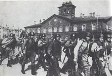Красная армия в освобожденном Петрозаводске